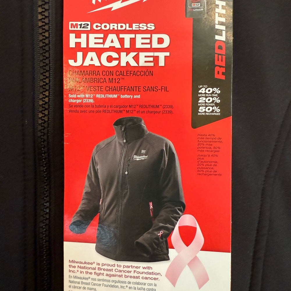 Milwaukee M12 Cordless Heated Jacket - Black